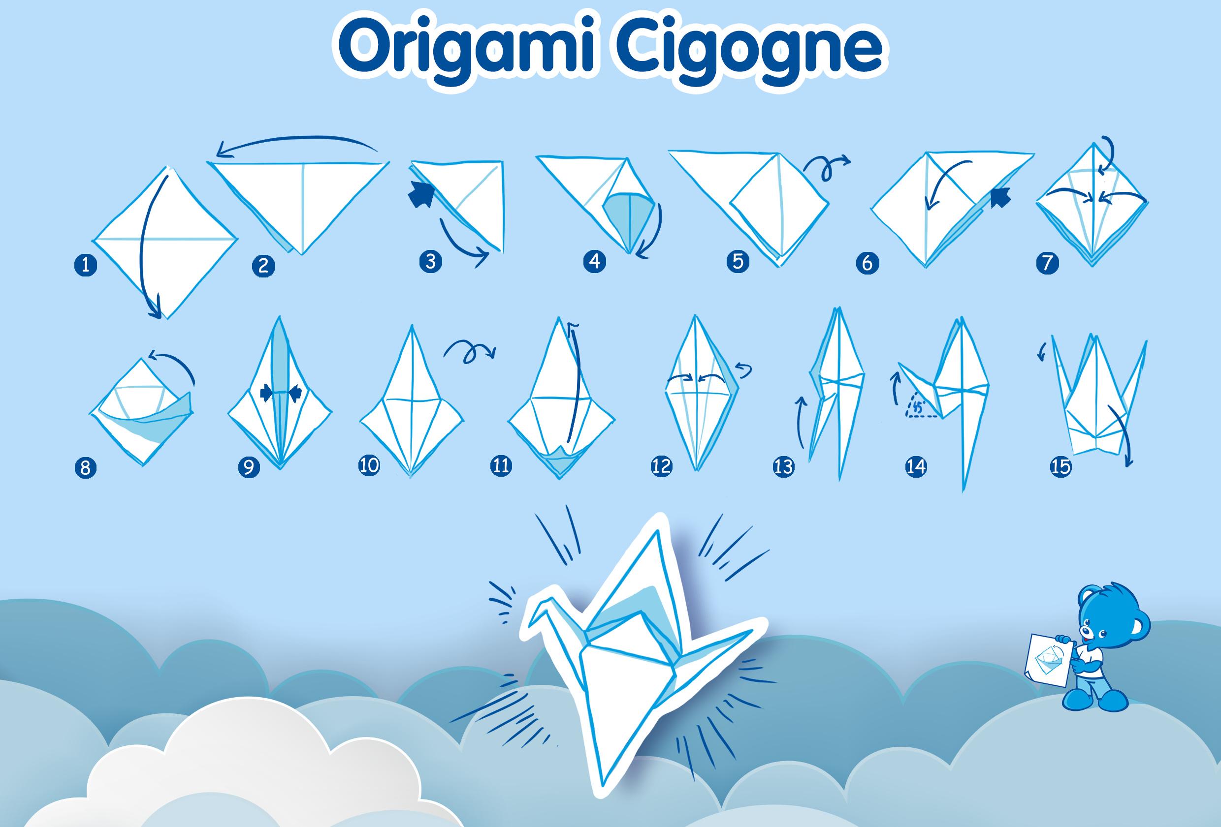 Origami Cigogne