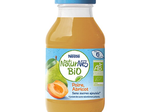 La boisson : NaturNes® BIO Poire Abricot 200ml