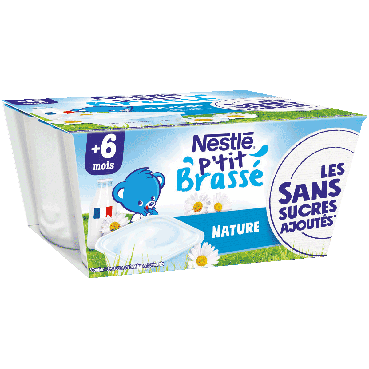 Yaourt Nature Sans Sucre Ajoutes P Tit Brasse Nestle Bebe