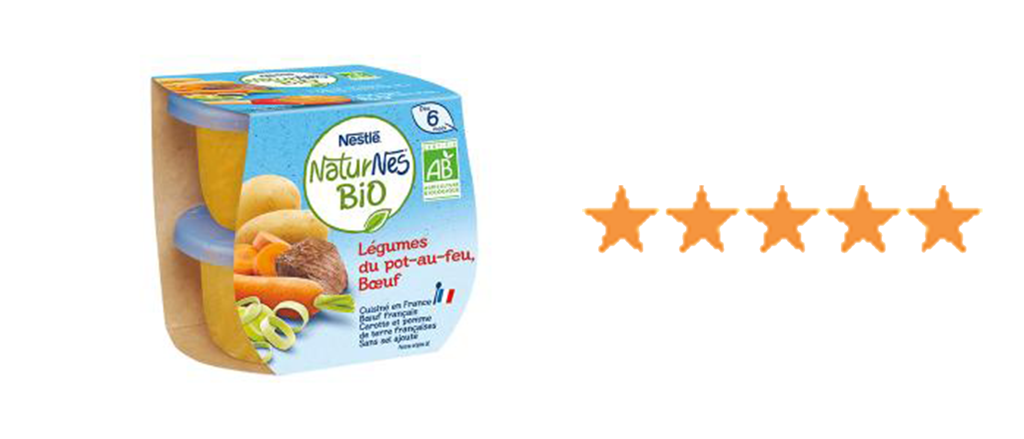 Nestlé Bébé P'tit Brassé Bio Végétal Lait de Coco Mangue Kiwi - 4x 90g -  dès 6 mois