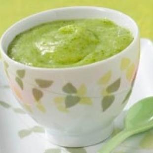 Recette purée de courgettes pour bébé