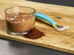 Recette crème au chocolat et poire fondante à la cannelle pour bébé