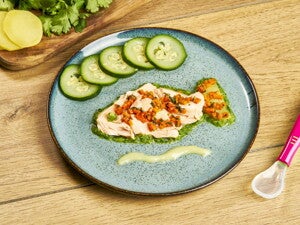 Recette purée courgettes saumon pour bébé