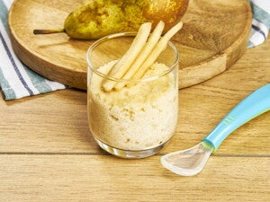 Recette semoule au miel et à la poire pour bébé