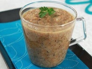 Recette risotto de saumon à la crème de champignons et persil pour bébé