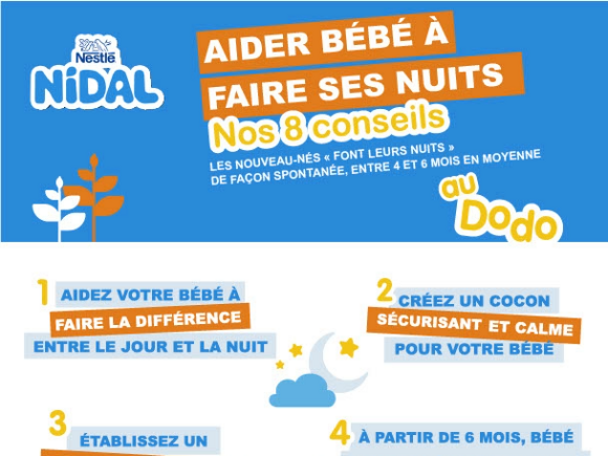 Nidal Aider bébé à faire ses nuits