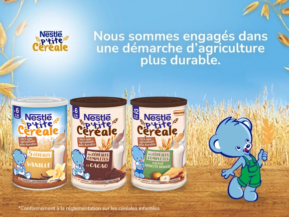 NESTLE : P'tite Céréale - Céréales en poudre vanille dès 6 mois