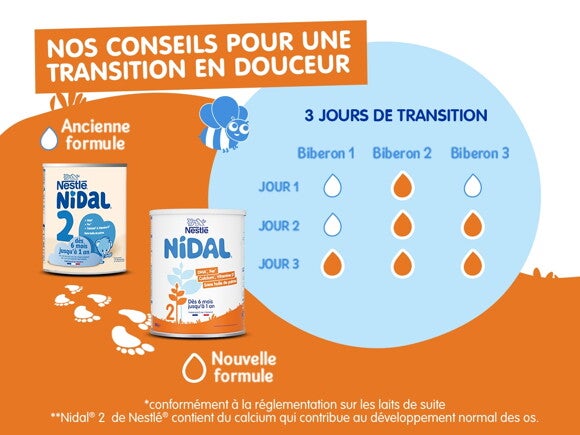 NESTLÉ Nidal Lait en poudre 2eme âge – 800 g – De 6 a 12 mois – Club  d'achat de Bafoussam Online