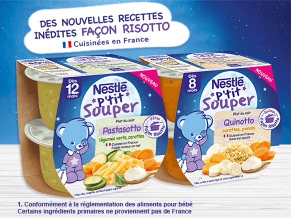 Céréales bébé 6 + mois, douceur de riz P'tit Souper - Nestle