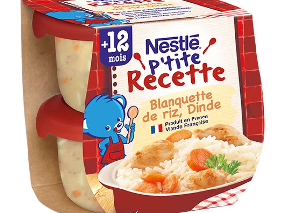 NESTLÉ P'tite Recette Blanquette de riz Dinde
