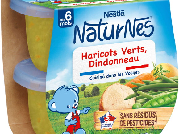 Petit pot NaturNes® Haricots Verts Dindonneau (2x200g)