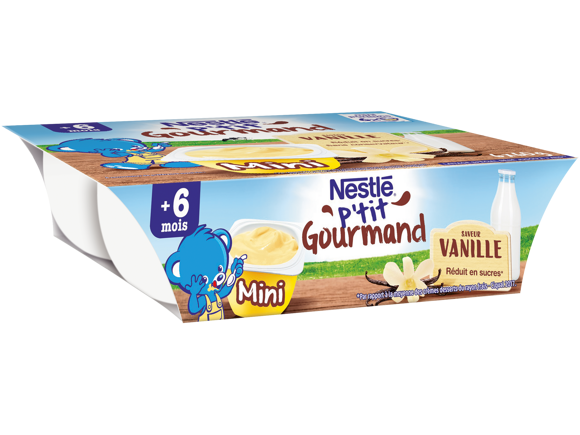 P’tit Gourmand Mini saveur Vanille (6x60g)