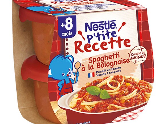 NESTLÉ P'tite Recette Spaghetti à la bolognaise (2x200g)