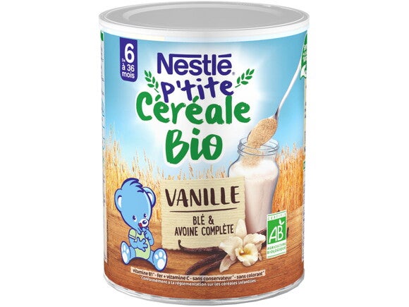 NESTLÉ P'tite Céréale Bio Vanille 