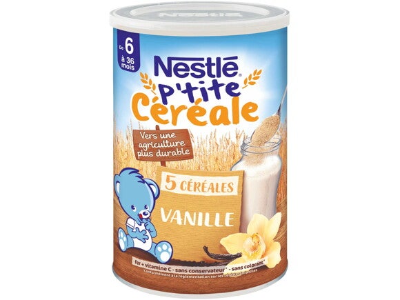 NESTLE P’tite Céréale 5 Céréales Vanille pour bébé de 6 à 36 mois
