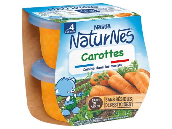 Petit pot NaturNes® Carottes (2x130g)