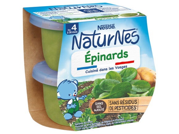Petit pot NaturNes® Epinards (2x130g)