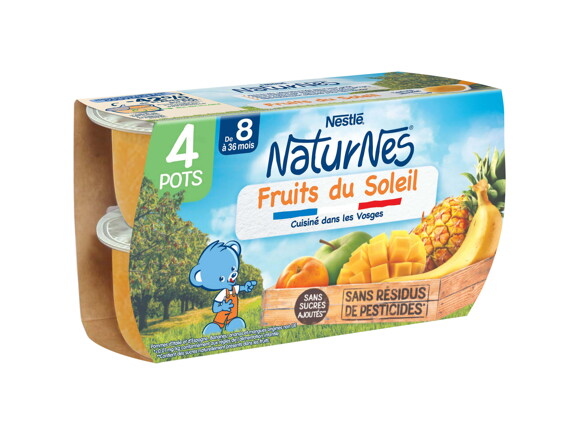 Petit pot NaturNes® Fruits du Soleil (4x130g)