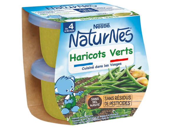 Petit pot NaturNes® Haricots verts (2x130g)