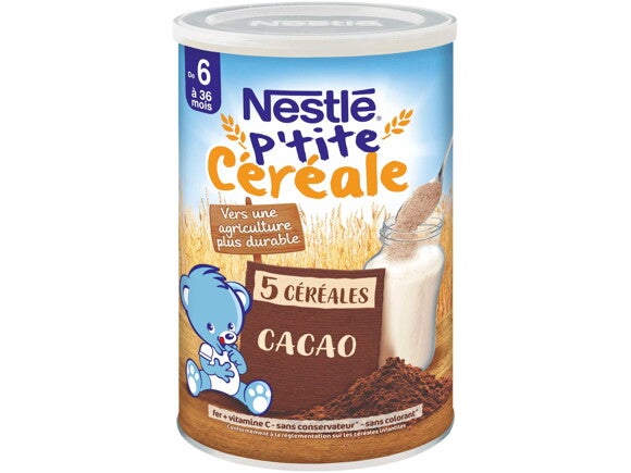 NESTLE P’tite Céréale 5 Céréales Cacao pour