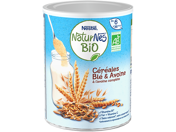 NaturNes® BIO Céréales Saveur Blé et Avoine (240g)
