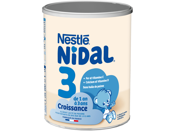 Boîte de lait de croissance NESTLE NIDAL 3 800g dès 12 mois
