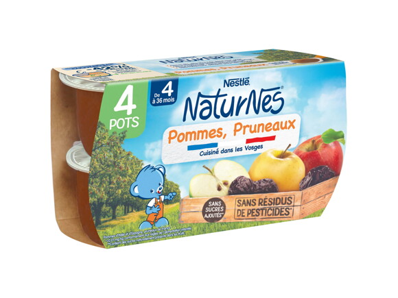 Petit pot bio Nestlé bébé - Cubes & Petits pois