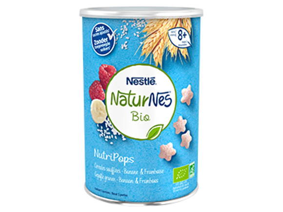 NaturNes® BIO NUTRIPOPS® Banane Framboise (35g)