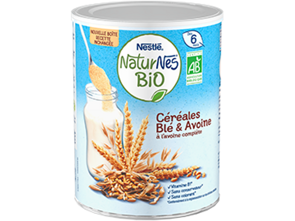 NaturNes® BIO Céréales Saveur Blé et Avoine (240g)
