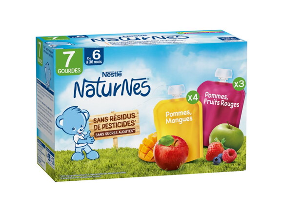 Gourdes NaturNes® Pommes, Mangues et Pommes