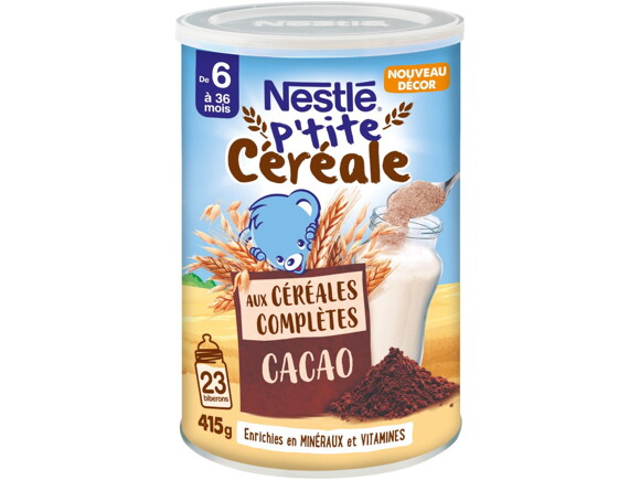 NESTLE P’tite Céréale 5 Céréales Cacao pour