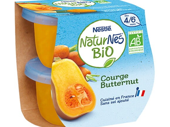 Le petit pot : NaturNes® BIO Courge butternut 2x130g