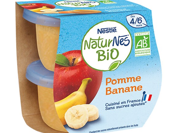 Le petit pot : NaturNes® BIO Pomme Banane 2x115g
