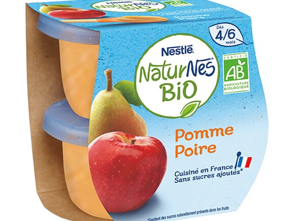Le petit pot : NaturNes® BIO Pomme Poire 2x115g