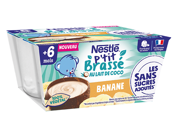 P'tit Brassé Fraise Banane sans sucres ajoutés*