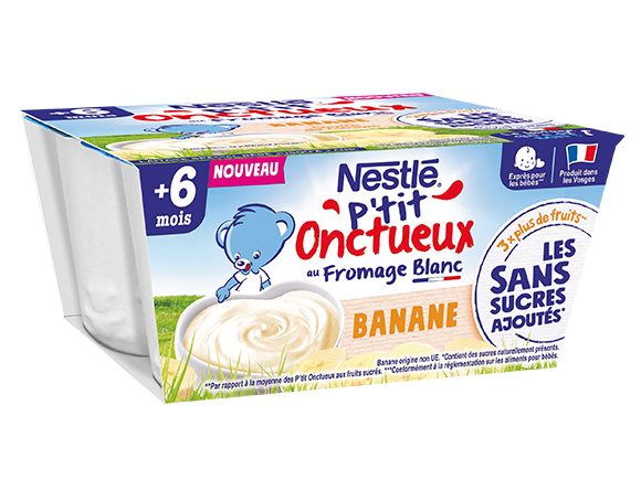 P'tit Onctueux Banane Sans Sucres Ajoutés