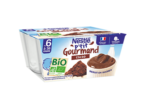 P'tit Gourmand BIO Cacao pour bébé