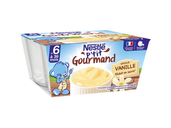 P'tit Gourmand vanille - crème dessert bébé