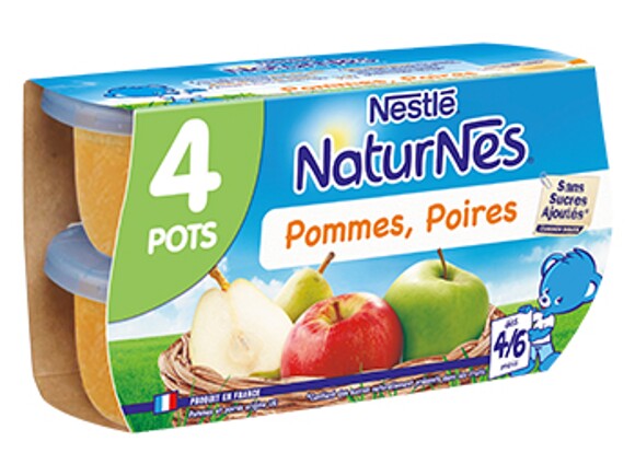 Le petit pot bébé : Pommes et poires, NaturNes®