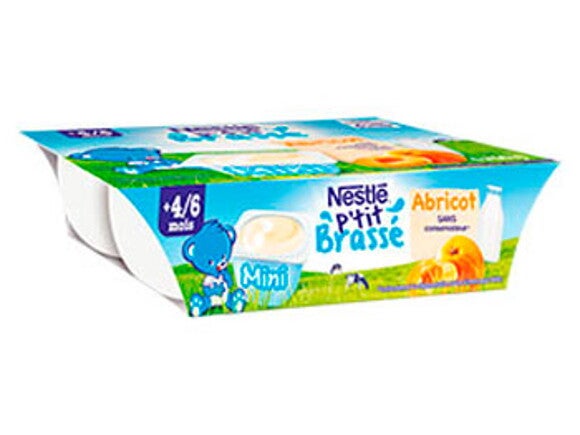 Mini Brassé abricot P'tit Brassé (6x60g)