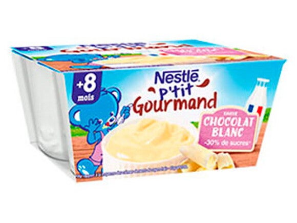 P'tit Gourmand chocolat blanc (4x100g)