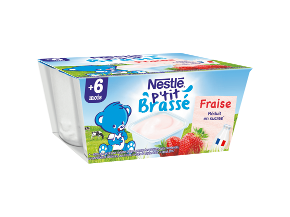 P'tit Brassé Fraise (4x100g)