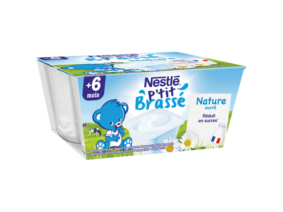 P'tit Brassé Nature sucré (4x100g)