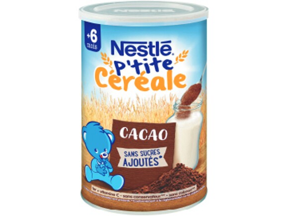 Nestlé P'tite Céréale cacao pour bébé dès 6 mois
