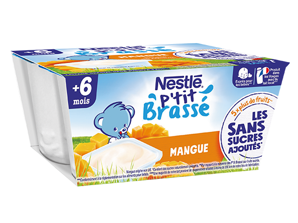 P'tit Brassé Mangue Sans Sucres Ajoutés