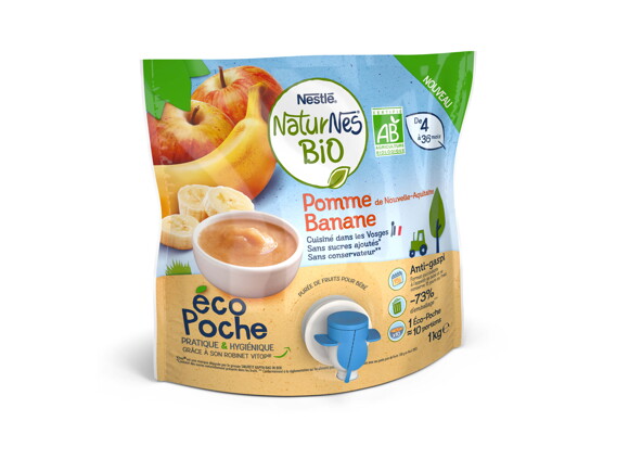 L'éco-poche NaturNes® BIO Pomme Banane (1kg)