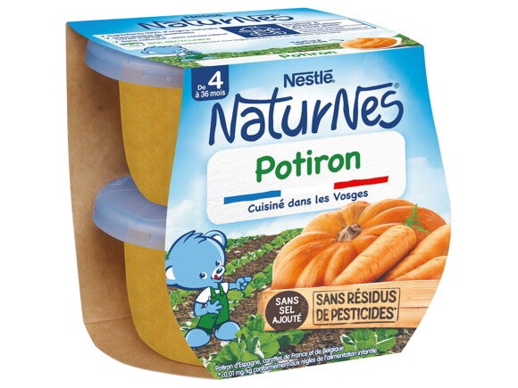 Petit pot NaturNes® Potiron (2x130g)