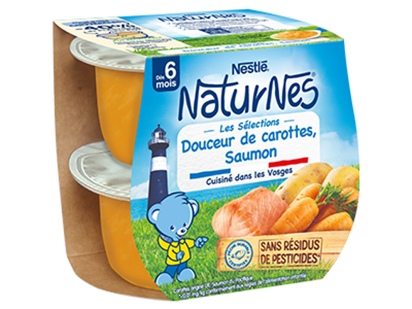 douceur de carottes saumon