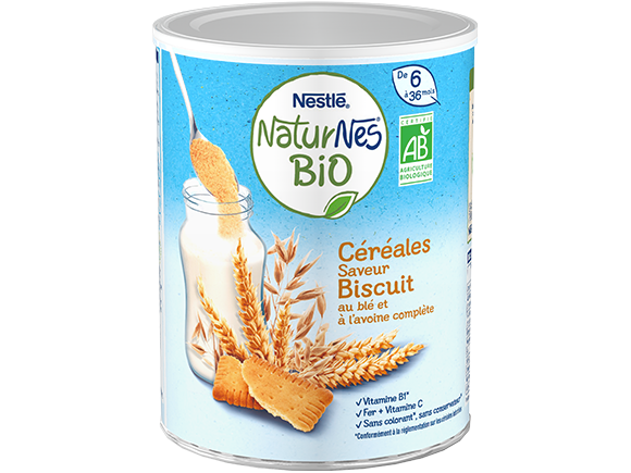 NaturNes® Bio Céréales Saveur Biscuit (240g)