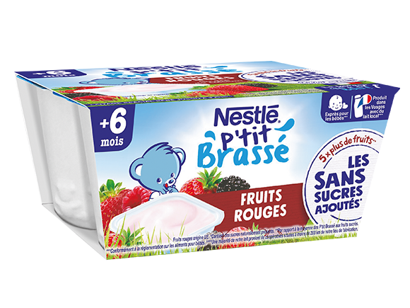P'tit Brassé Fruits Rouges Sans Sucres Ajoutés